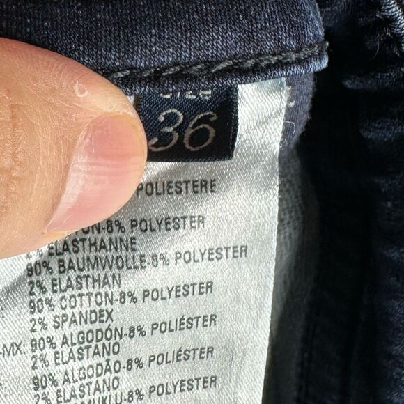 Diesel Denim Sweatpants Mens 36x34 Krooley Tapered JoggerJeans Navy Distressed - Picture 5 of 6